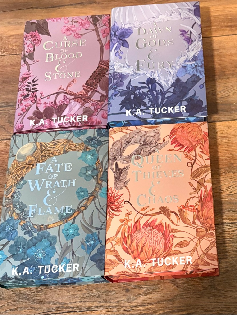 Fairyloot - Fate & Flame series (1-4) by K.A Tucker